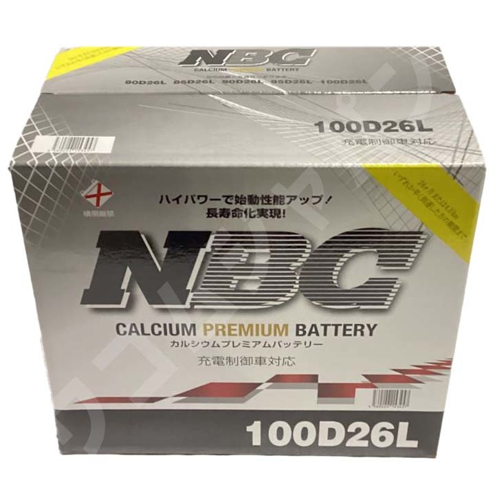 バッテリー NBC トヨタ カローラ KE-CE116 MT・4WD NBC100D26L_画像4