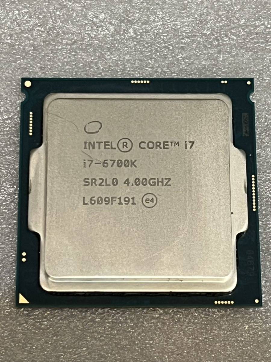 動作確認済み　Intel Core i7 6700K 4.00Ghz SR2L0_画像1