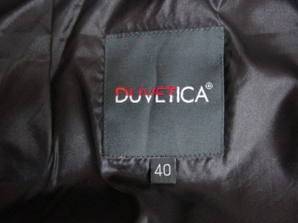 ★デュベティカ DUVETICA★アダラ ADHARA レディース リアルファーフーディ ダウンジャケット ブラック★R60211014A_画像5