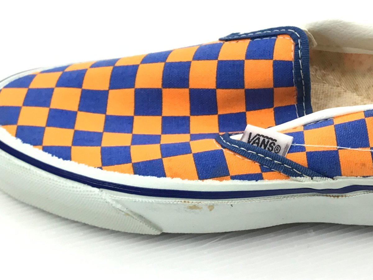 【TAG・現状品】☆VANS 90's CLASSIC SLIP-ON VINTAGE ヴァンズ 90年代 クラシックスリッポン USA製 キッズ US 6☆162-230928-MO-01-TAG_画像8