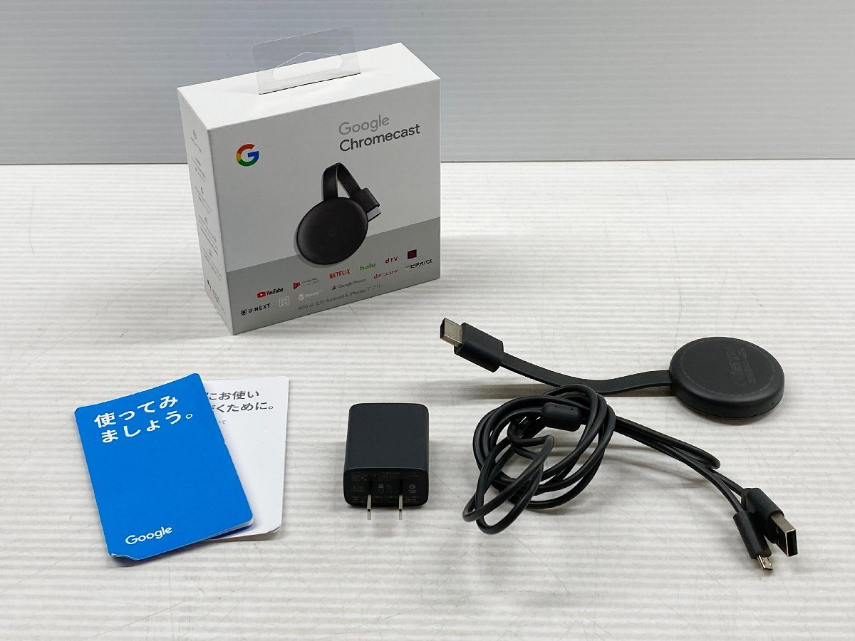 IZU【現状渡し品】 Google Chromecast グーグル クロームキャスト GA00439-JP 〈096-240216-AS-07-IZU〉_画像2