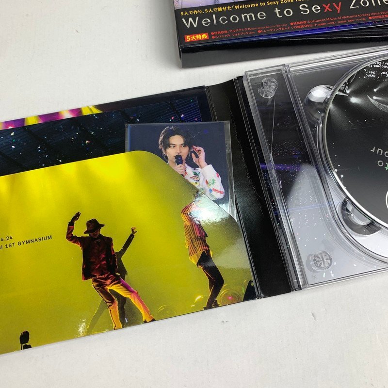 FUZ【現状渡し品】 SexyZone WelcomeToSexyZoneTown CD 特殊ケース割れ、折れあり セクシーゾーン 〈10-240204-YY-42-FUZ〉_画像3