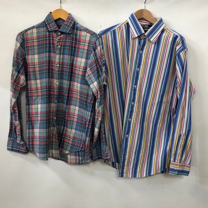 TEI 【現状渡し品】 RALPH LAUREN 12点 まとめ売り ラルフローレン 古着 90'S ポロ ヴィンテージ 柄シャツ 〈147-240101-MK-16-TEI〉_画像8