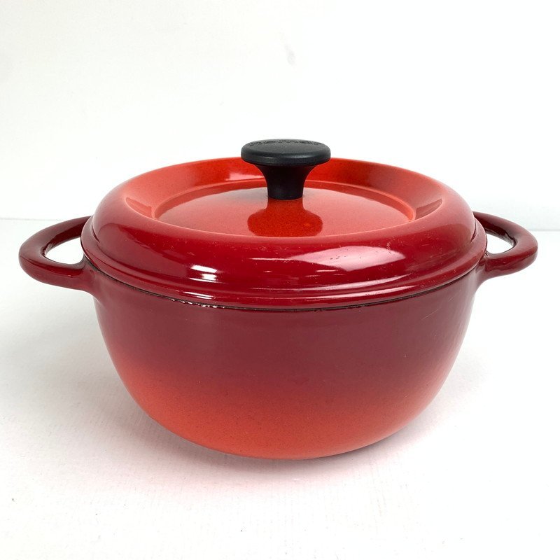 FUZ【中古品】 Nomar ノマール ホーロー鍋 ココットラウンド 22cm 両手