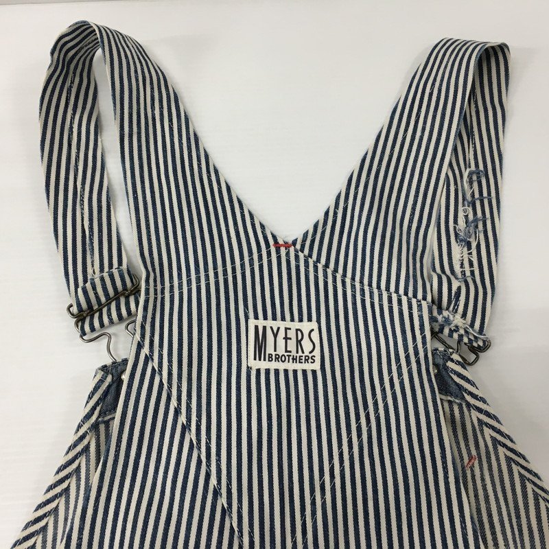 TEI 【現状渡し品】 BURLINGTON 40`S 50`S STRIPE OVERALL ストライプ オーバーオール 〈145-230905-TS-4-TEI〉_画像7