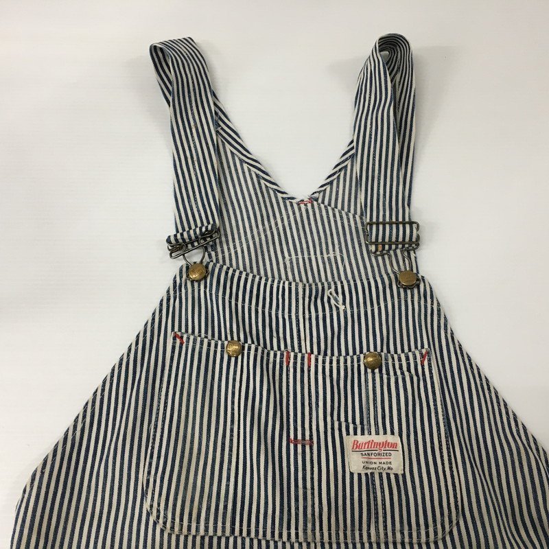 TEI 【現状渡し品】 BURLINGTON 40`S 50`S STRIPE OVERALL ストライプ オーバーオール 〈145-230905-TS-4-TEI〉_画像4