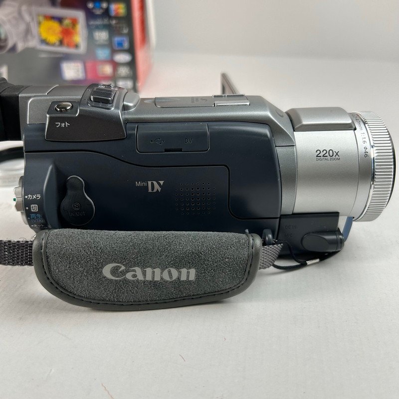 FUZ【現状渡し品】 Canon　キャノン　DM-FV M10　mini DVデジタルビデオカメラ　現状品 〈94-240215-ST-2-FUZ〉_画像6