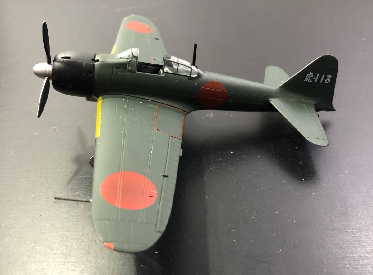 57Y 1円～ ジャンク 1/48 ダイキャストモデル 零戦 零式艦上戦闘機 (ゼロ戦) 22型 第261海軍航空隊 虎-113_画像2