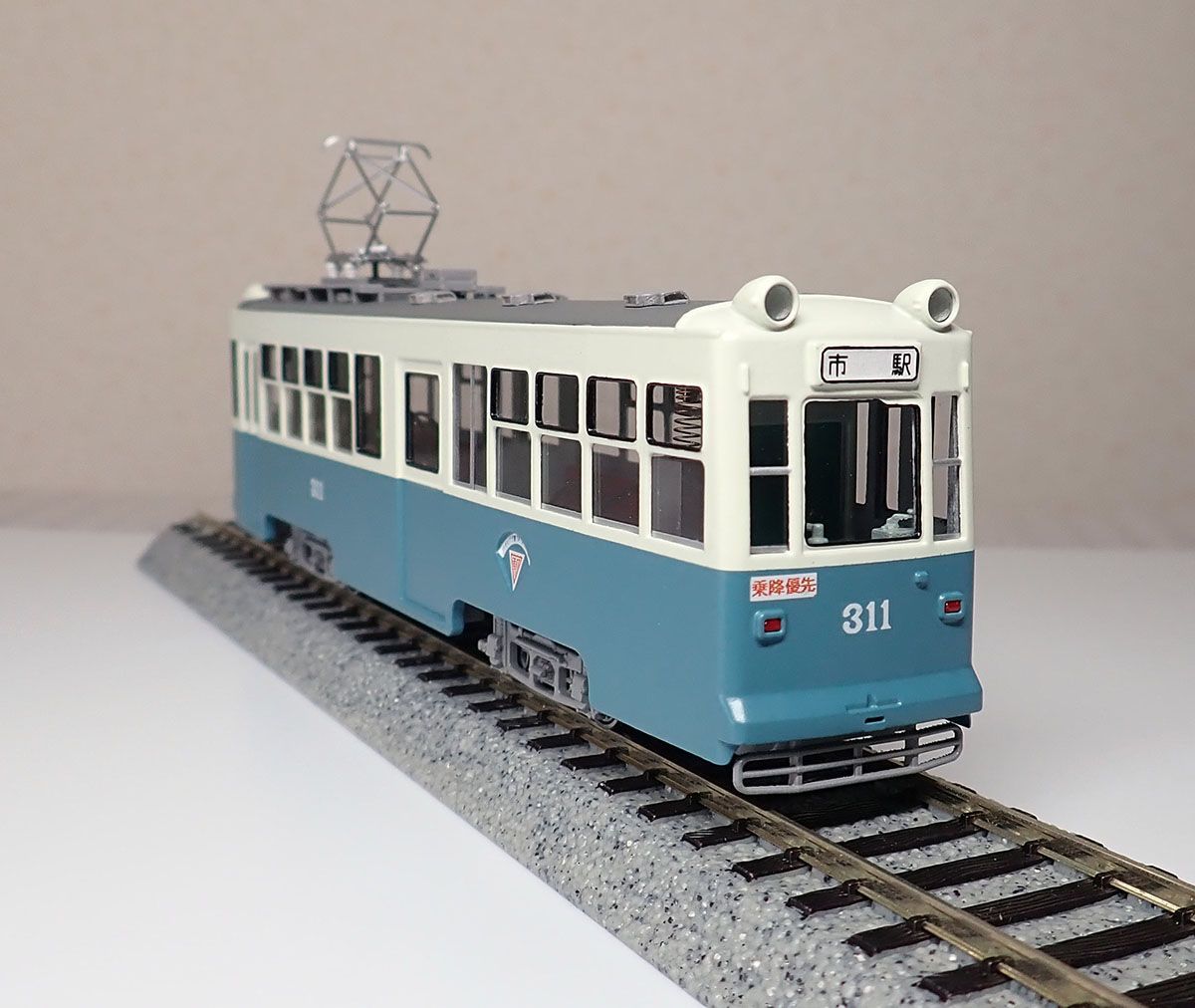 和歌山電気軌道311形 (1/80 16.5mm) ケロヨン 南海和歌山軌道線_画像3