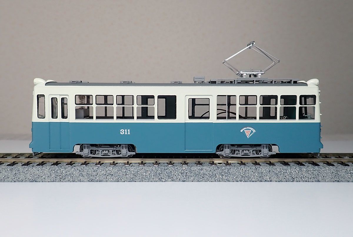 和歌山電気軌道311形 (1/80 16.5mm) ケロヨン 南海和歌山軌道線_画像5