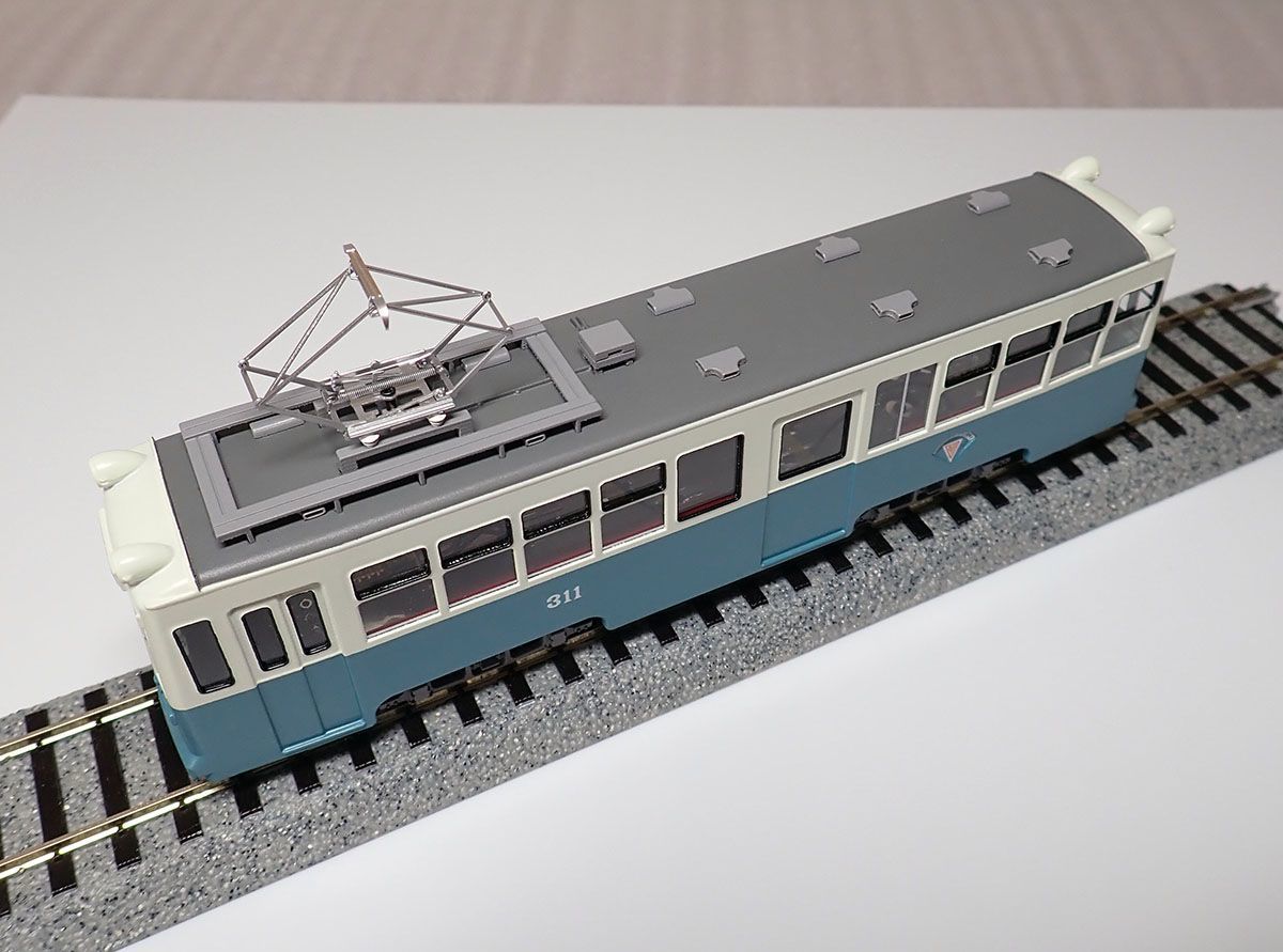 和歌山電気軌道311形 (1/80 16.5mm) ケロヨン 南海和歌山軌道線_画像7