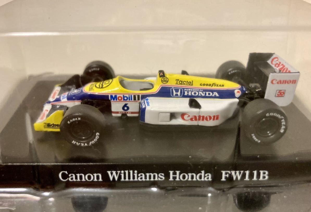  1/64 F1GPウイリアムズミニカーコレクション FW11B #6 N.ピケの画像3