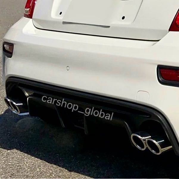  Fiat abarth 595/595c/500 correspondence muffler cutter silver record Monza /re common / hatchback model etc. rear made of stainless steel 