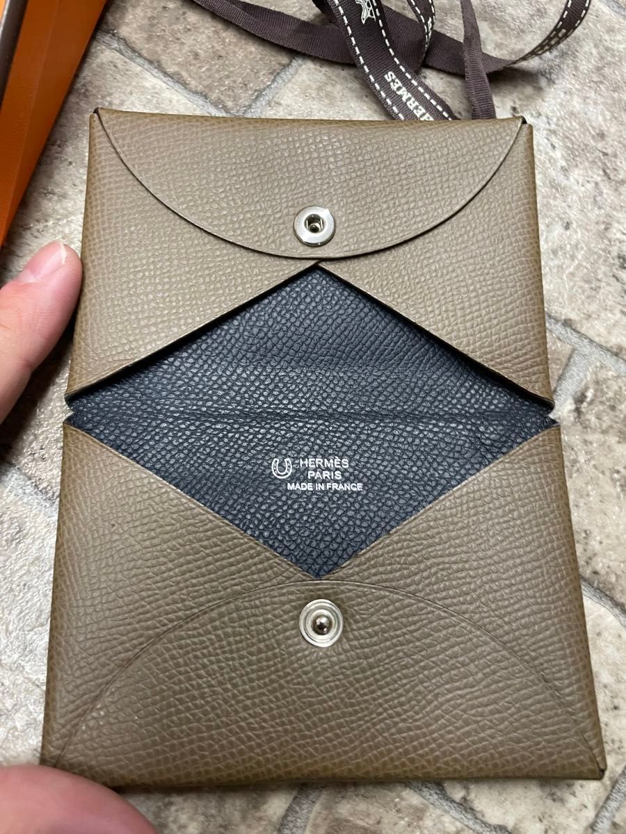 ★憧れのパーソナルオーダー★【HERMES】カルヴィ カードケース エルメス カルヴィ カードケース パーソナルオーダー HERMES 二