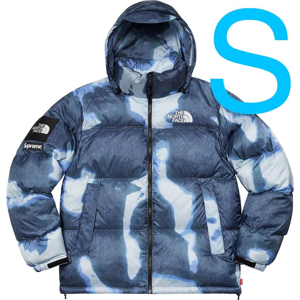 Supreme The North Face Bleached Denim Print Nuptse Jacket Supreme The North Face Bleached Denim Print Nuptse Jacket