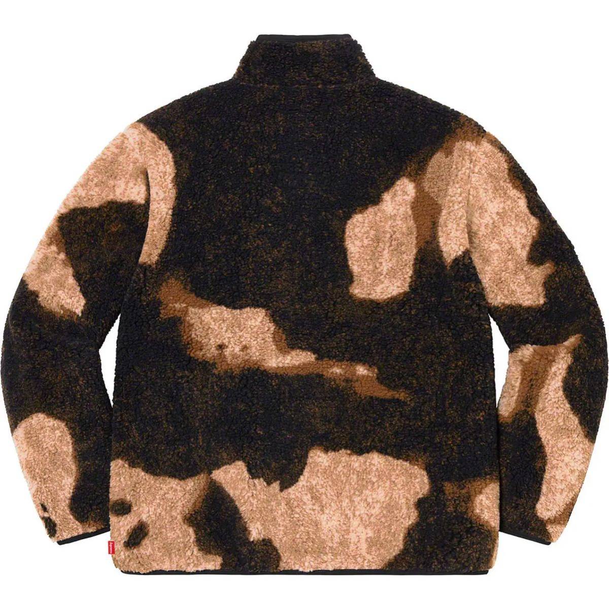 Supreme The North Face Bleached Denim Print Fleece Jacket Supreme The North Face Bleached Denim Print Fleece Jacket