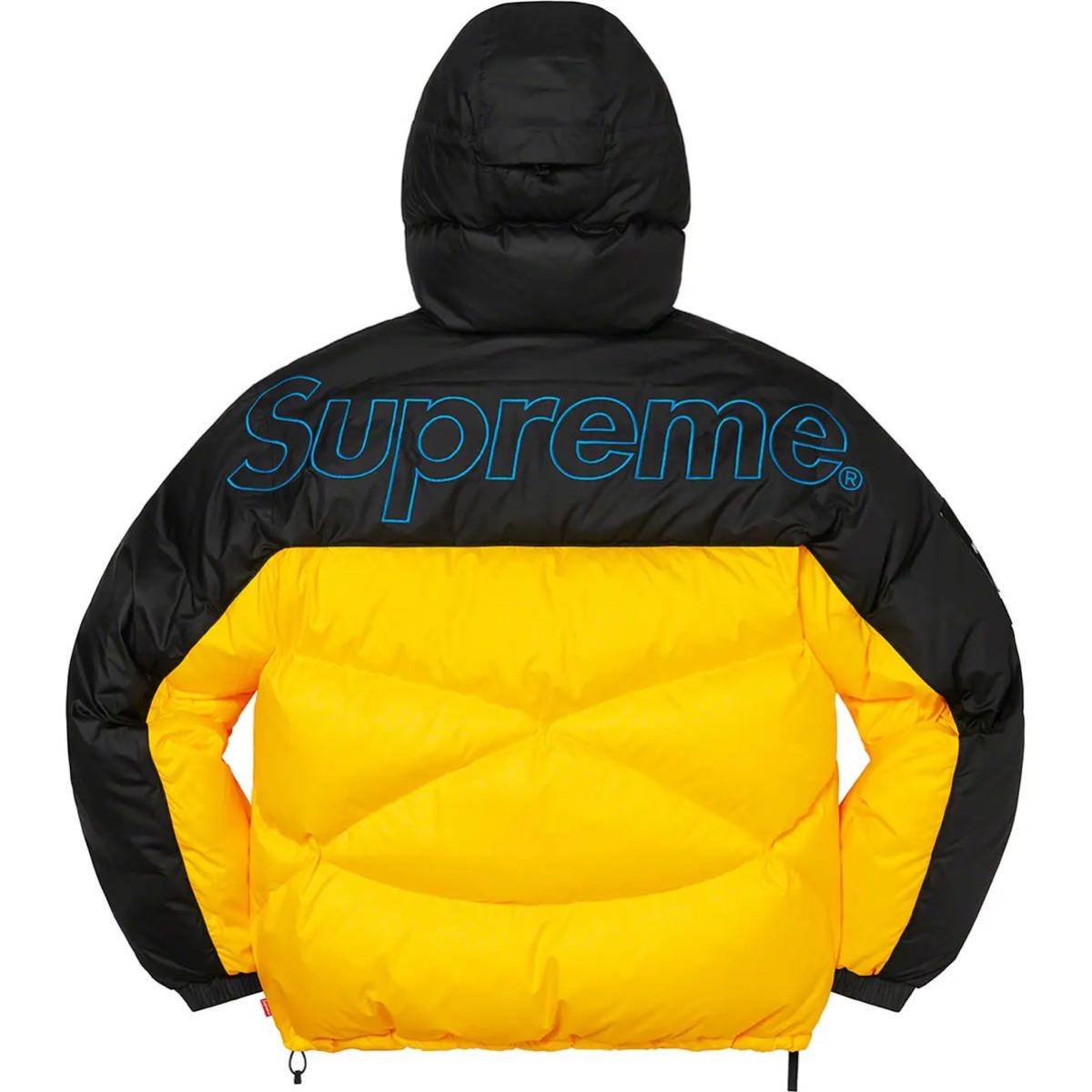 Supreme North Face 800Fill Half Zip Hooded Pullover Yellow シュプリーム ノースフェイス ハーフジップ フーディー ダウン ジャケット