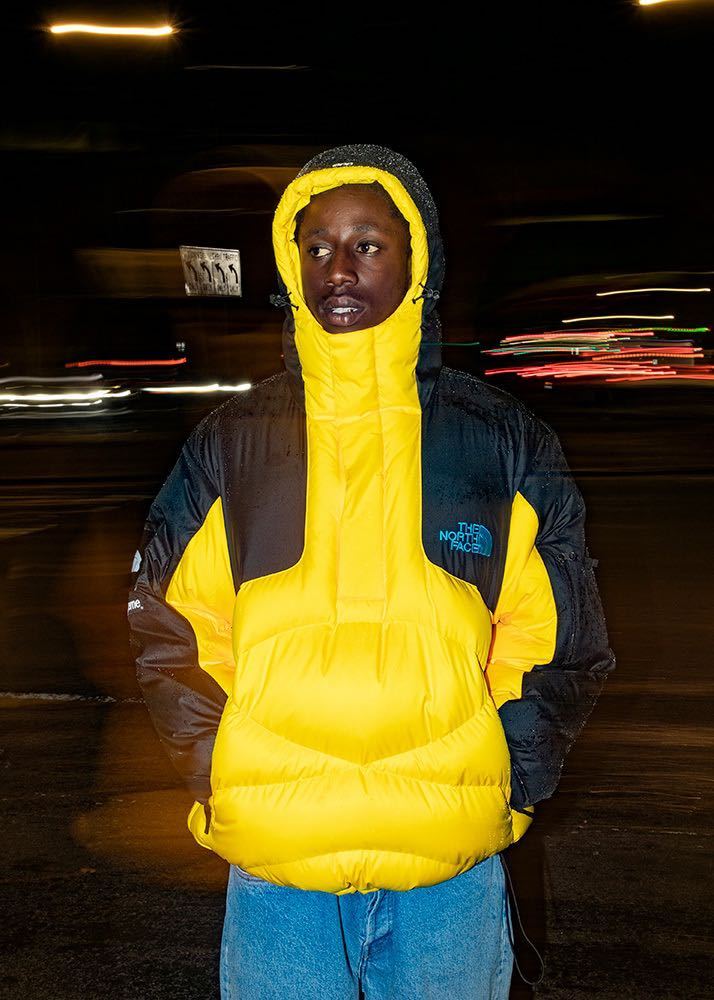 Supreme North Face 800Fill Half Zip Hooded Pullover Yellow Supreme North Face 800Fill Half Zip Hooded Pullover Yellow