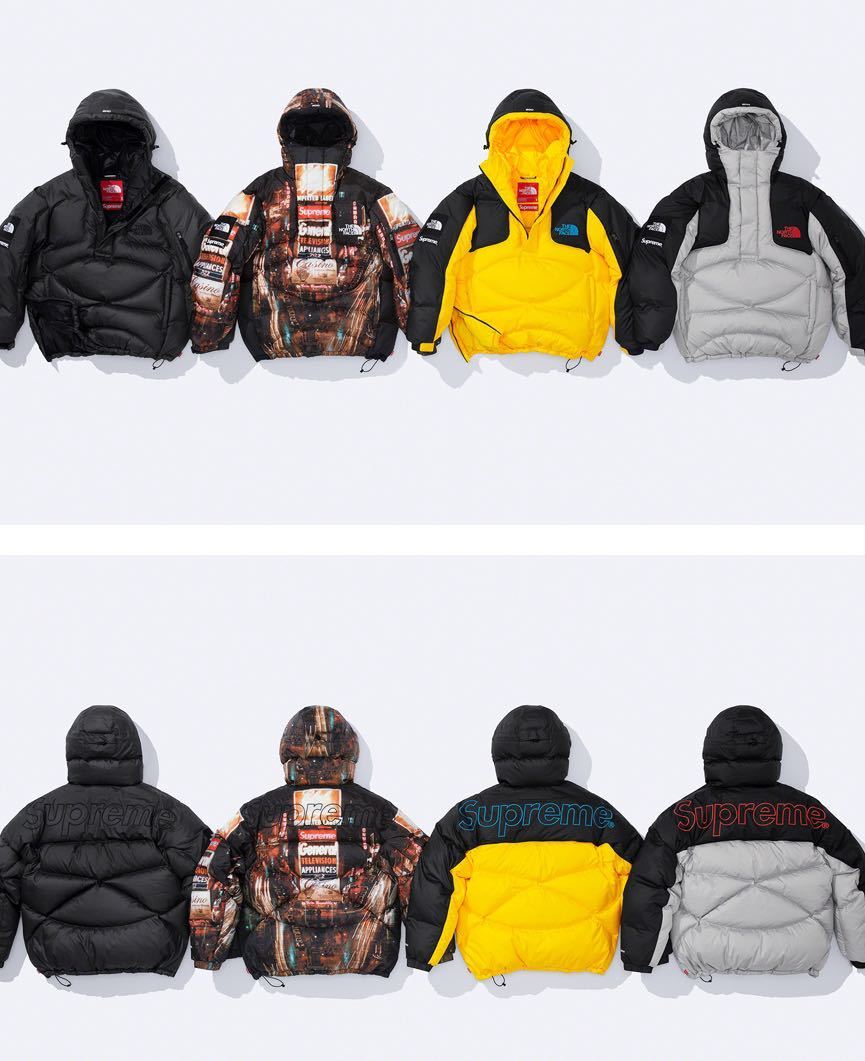 Supreme North Face 800Fill Half Zip Hooded Pullover Yellow Supreme North Face 800Fill Half Zip Hooded Pullover Yellow