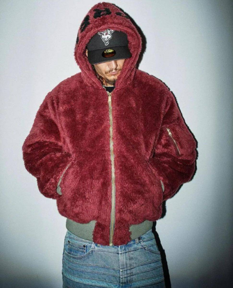 Sサイズ 激レア Supreme Faux Fur Reversible MA-1 シュプリーム ジャケット ブルゾン アウター リバーシブル ALPHA製 三代目 岩田剛典着用_画像8