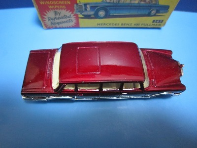 74 絶版 貴重　CORGI TOYS 247 MERCEDES BENZ 600 PULLMAN_画像7