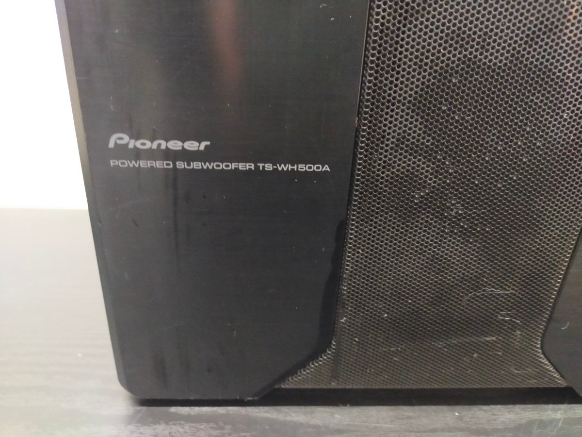 1円〜☆Pioneer TS-WH500A パイオニア carrozzeria パワードサブウーファー_画像2