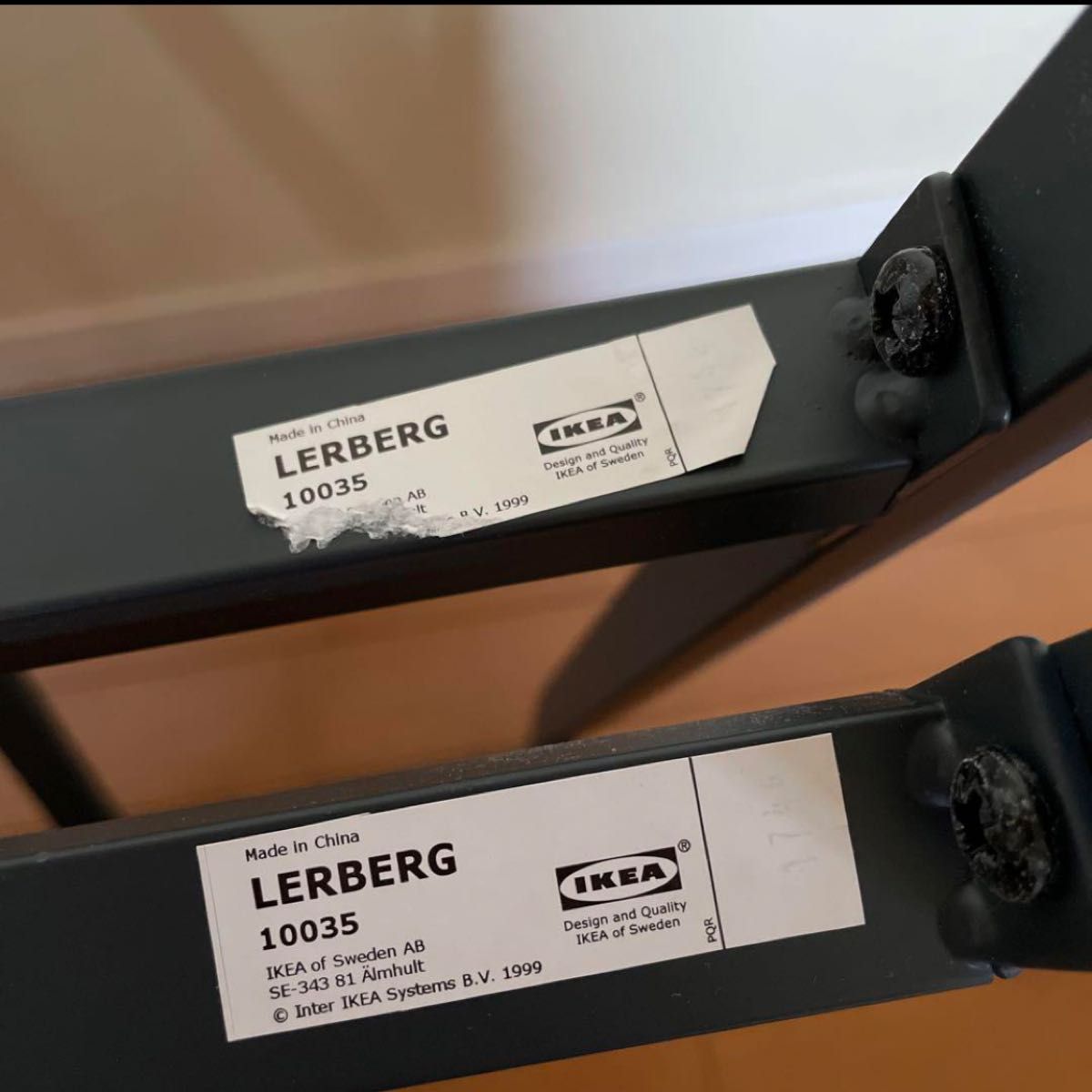 IKEA イケア LERBERG レールベリ 架台 2脚(廃盤品) テーブル IKEA イケア LERBERG レールベリ 架台 2脚(廃盤品) テーブル