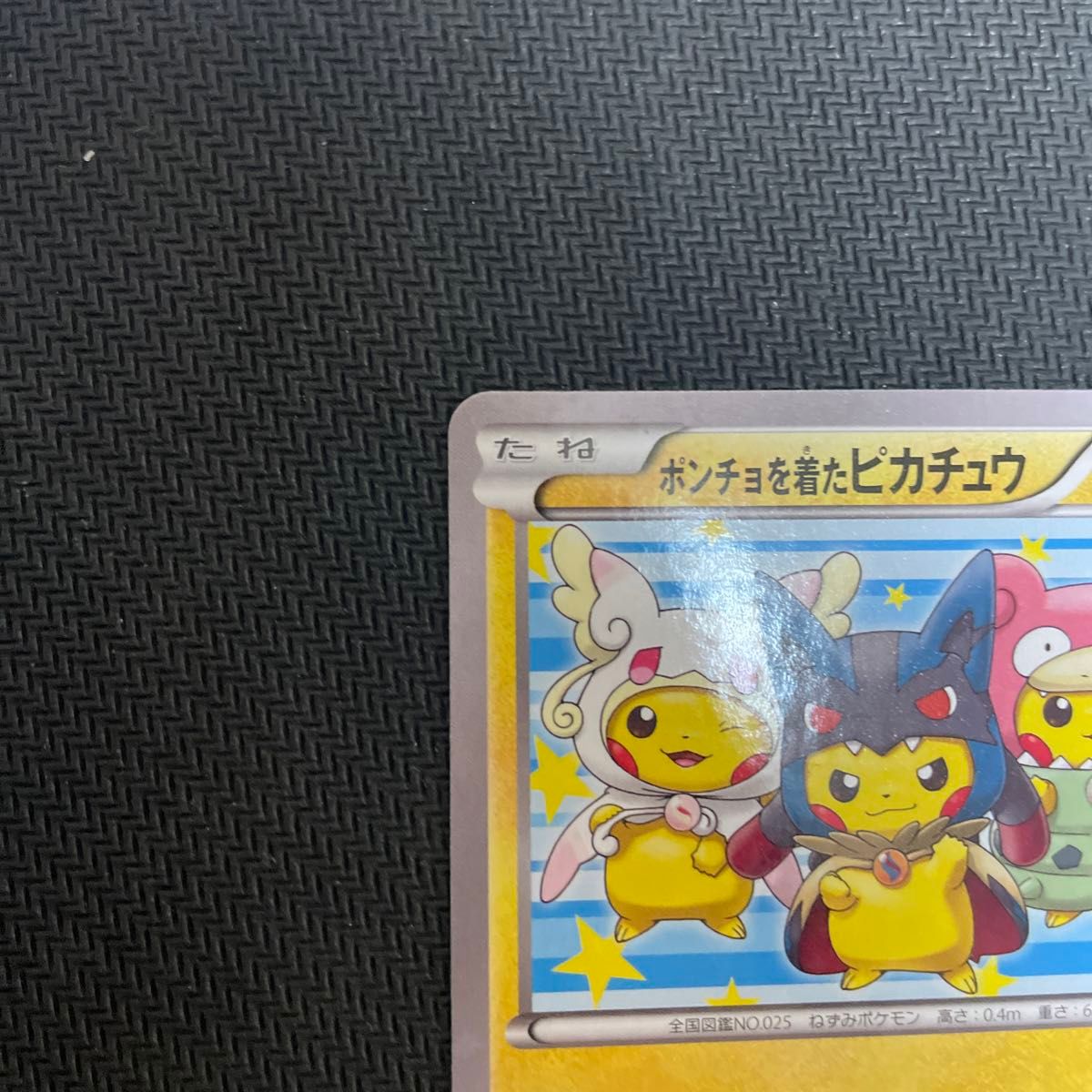 ポンチョを着たピカチュウ プロモ ポケモンセンター限定 203/XY ポンチョを着たピカチュウ プロモ ポケモンセンター限定 203/XY
