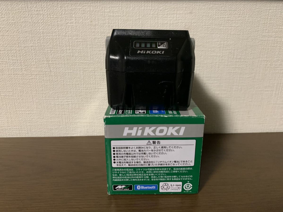 HiKOKI 36V 2.5Ah リチウムバッテリー BSL36A18B 美品 マルチボルト Bluetooth 電動工具 ハイコーキ HITACHI ジャンク_画像2