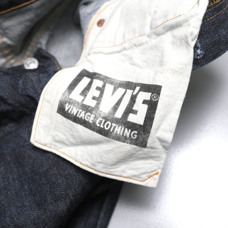 TH0012◇USA製 リーバイスLevi's メンズW28/L34 501XX S37647 ボタンフライ 赤耳 ビッグE デニムパンツ ジーンズ ジーパン 濃紺 真っ紺_画像10