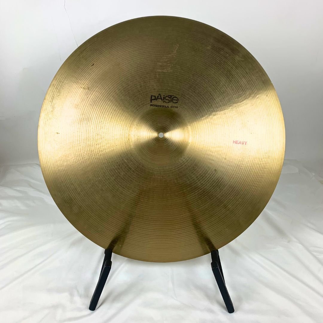 [R1001] 中古現状品 Paiste (パイステ) FORMULA 602 HEAVY 24インチ ライドシンバル 3915g 1983年？