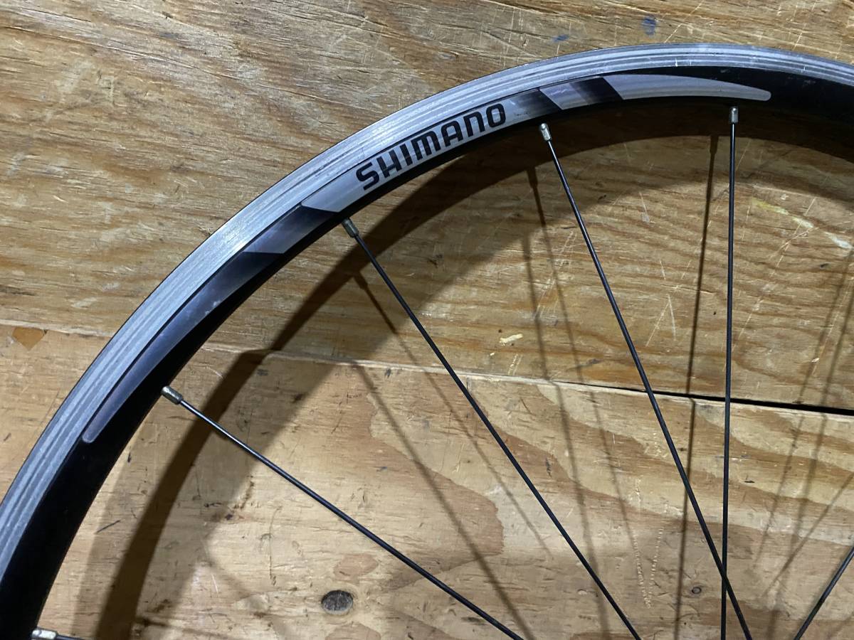 shimano WH-R500 700c ロードバイク フロントホイール 中古パーツ_画像4