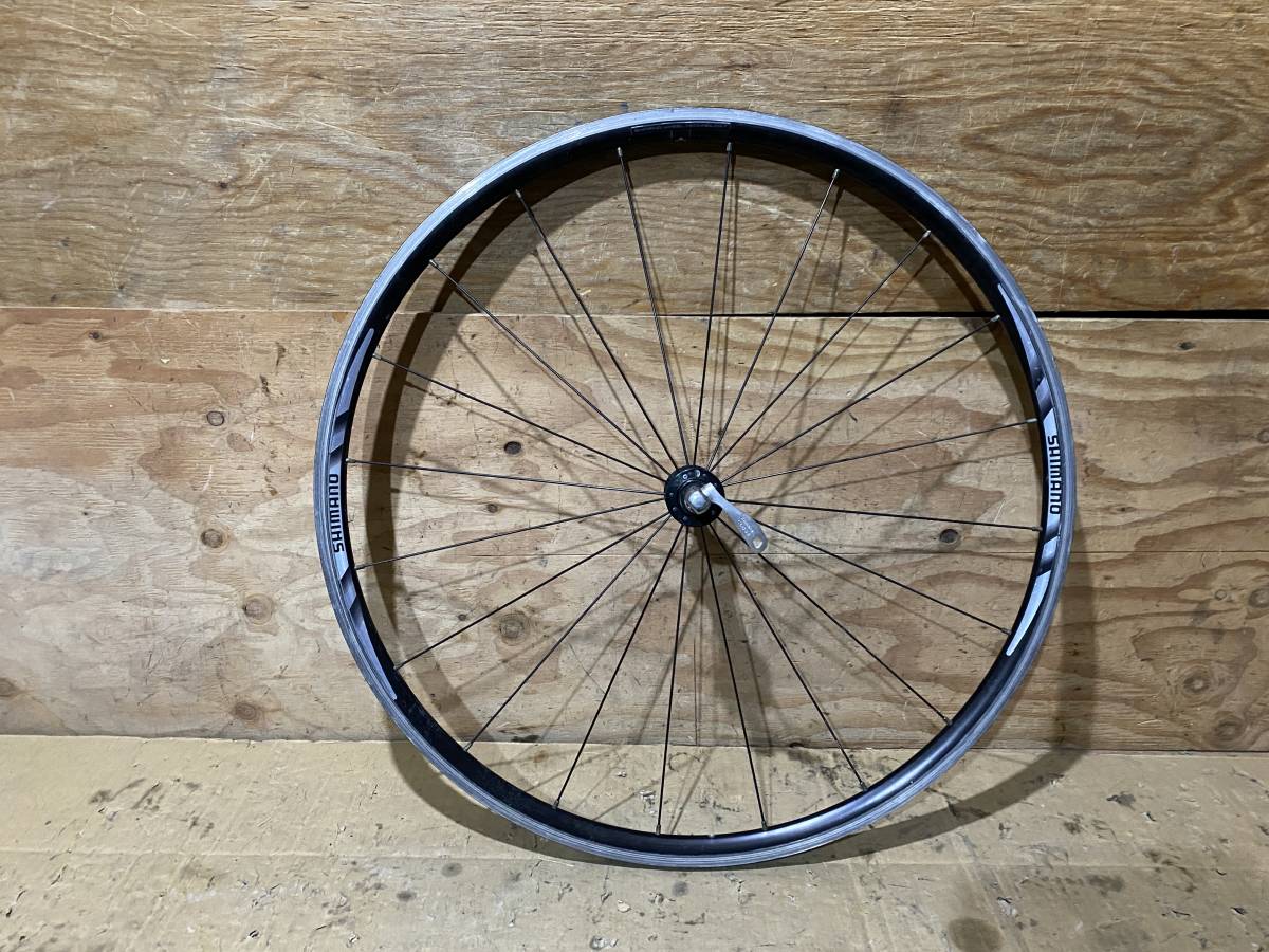 shimano WH-R500 700c ロードバイク フロントホイール 中古パーツ_画像6