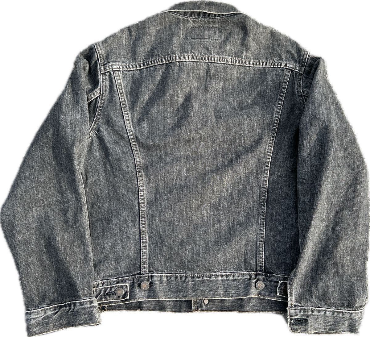 先染め 90s Levi's 70505-0257 リーバイス デニムジャケット トラッカージャケット 4th ブラック 黒 Vintage ヴィンテージ_画像2