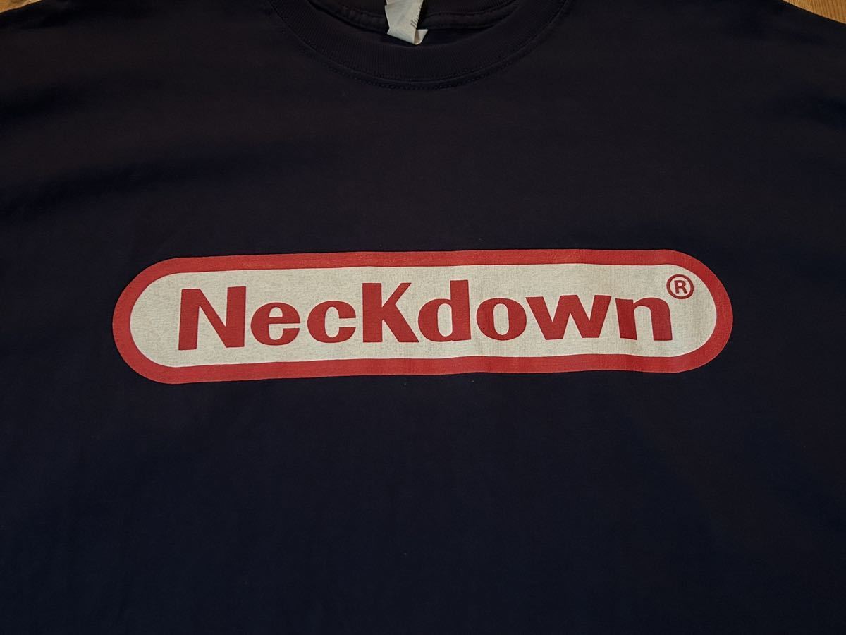 企業物 00s NeckDown Tee Shirt パロディ Tシャツ Vintage ヴィンテージ USA アメリカ古着_画像3