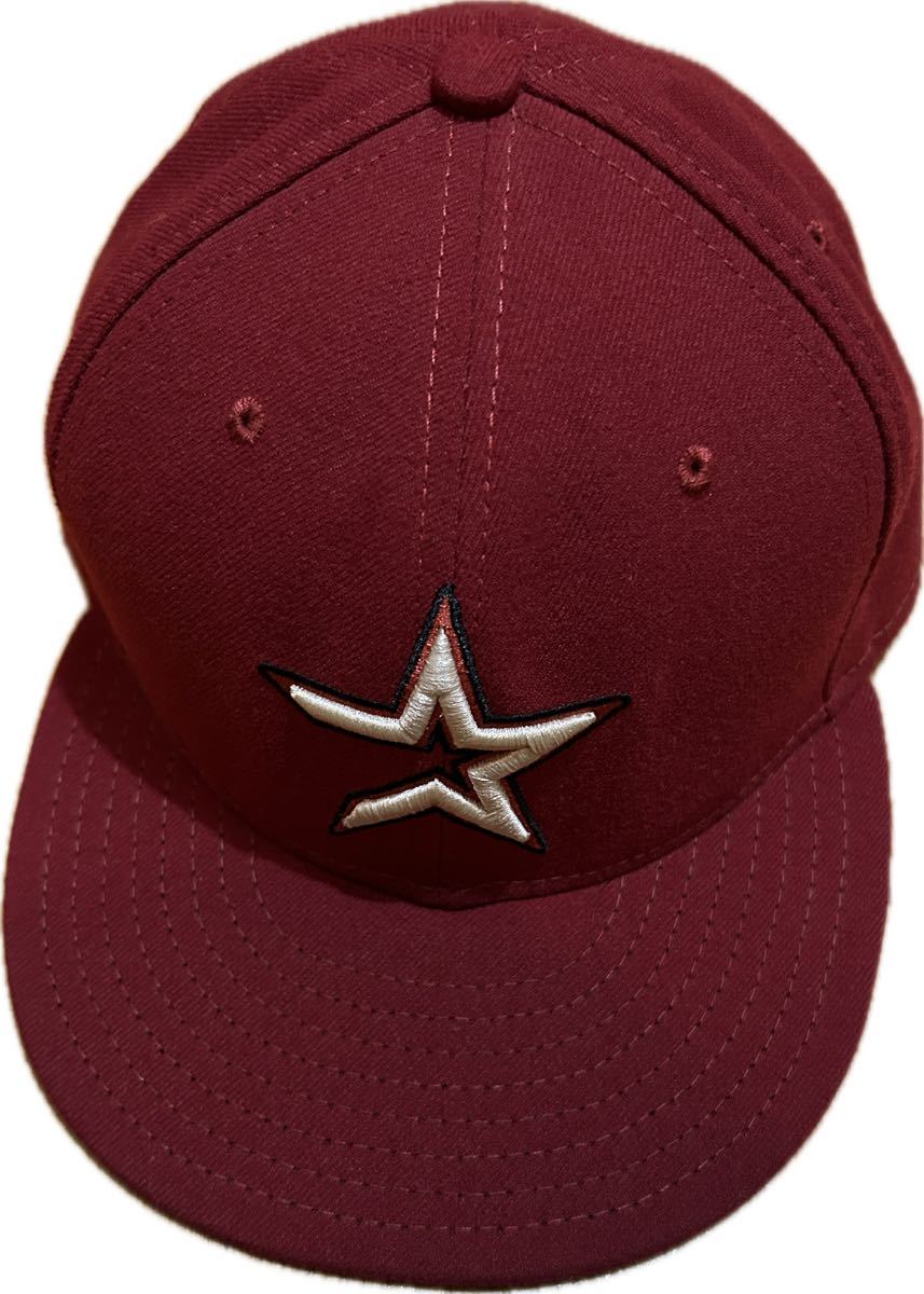 USA製 00s NEW ERA ニューエラ HOUSTON ASTROS ヒューストンアストロズ ベースボールキャップ オーセンティック 59Fifty_画像5