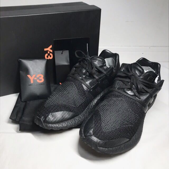 1 jpy adidas Y-3 PURE BOOST YOHJI YAMAMOTO CP9890 Adidas Y-3 pure boost core black Yohji Yamamoto sneakers 27.5cm: Real Yahoo auction salling