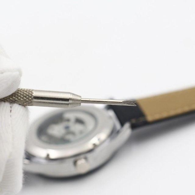 【2本セット】 バネ棒外し ２本セット ステンレス製 DIY 工具 パーツ 修理 時計 腕時計 韓国 パーツ 銀 シルバーの画像6