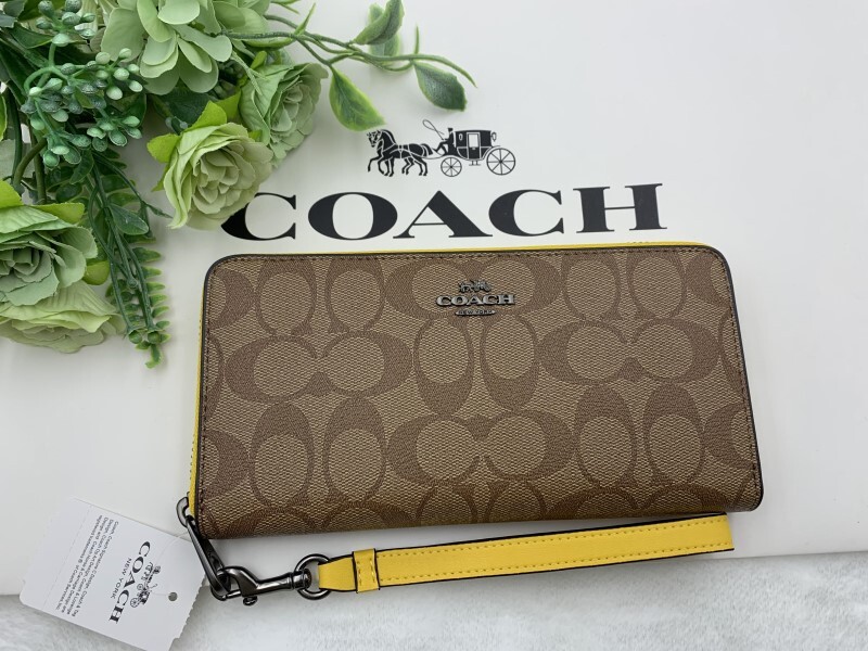 コーチ COACH 長財布 財布 レディース シグネチャー ロング ジップ