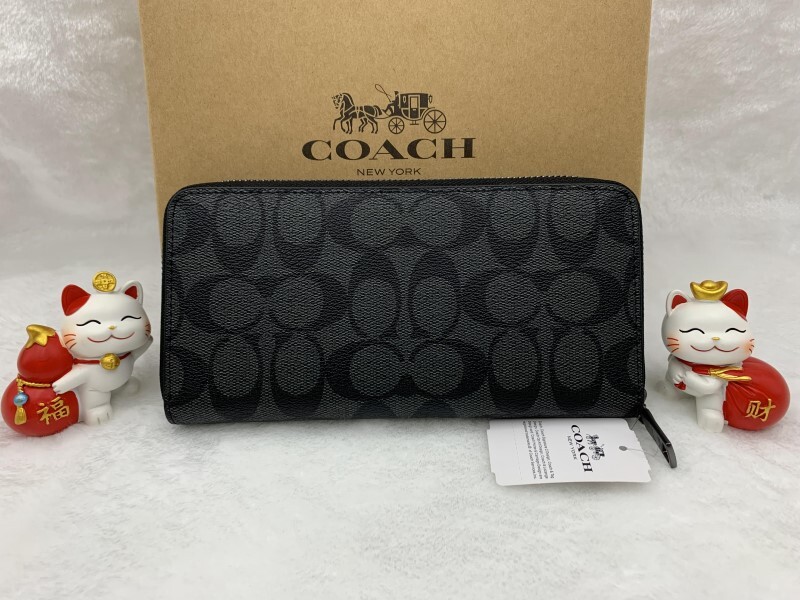 コーチ COACH 長財布 財布 プレゼント 贈り物 シグネチャー ロング ジップ 新品 未使用 アコーディオン メンズ ファッション F58112 C292_画像3