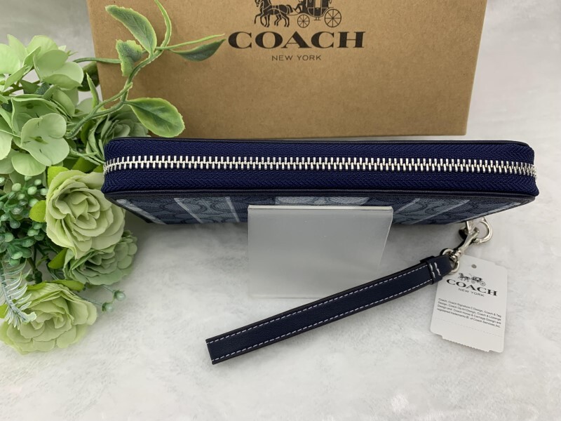 コーチ COACH 長財布 財布 誕生日 プレゼント 贈り物 ギフト シグネチャー ロング ジップ ブランド 新品 未使用 ファッション C8313 C105_画像5