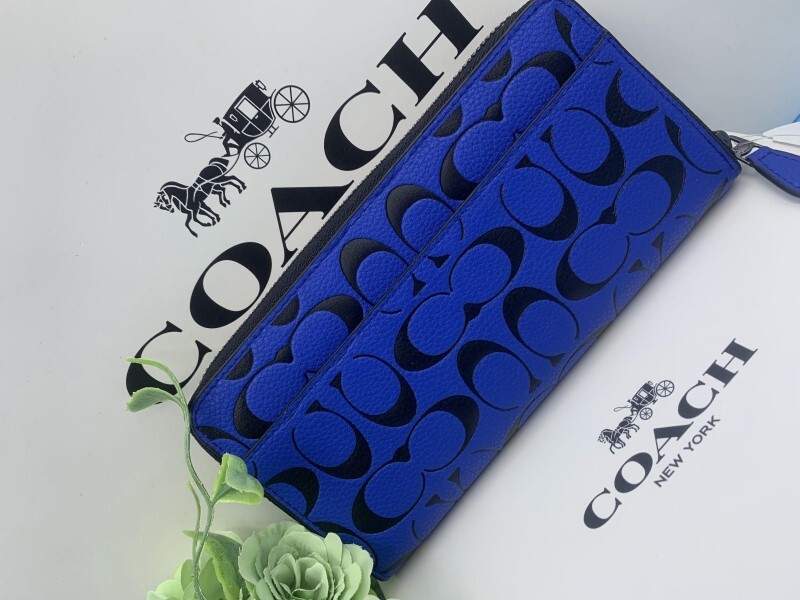 コーチ COACH 長財布 財布 レディース メンズ ファッション プレゼント 贈り物 ギフト シグネチャー ロング ジップ 新品 未使用 CA298 A081_画像4