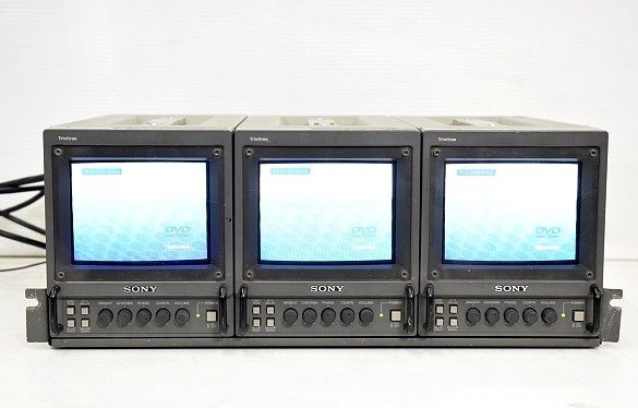 SONY/ソニー 6型 カラービデオモニター 3台セット□PVM-6041Q 中古_画像2