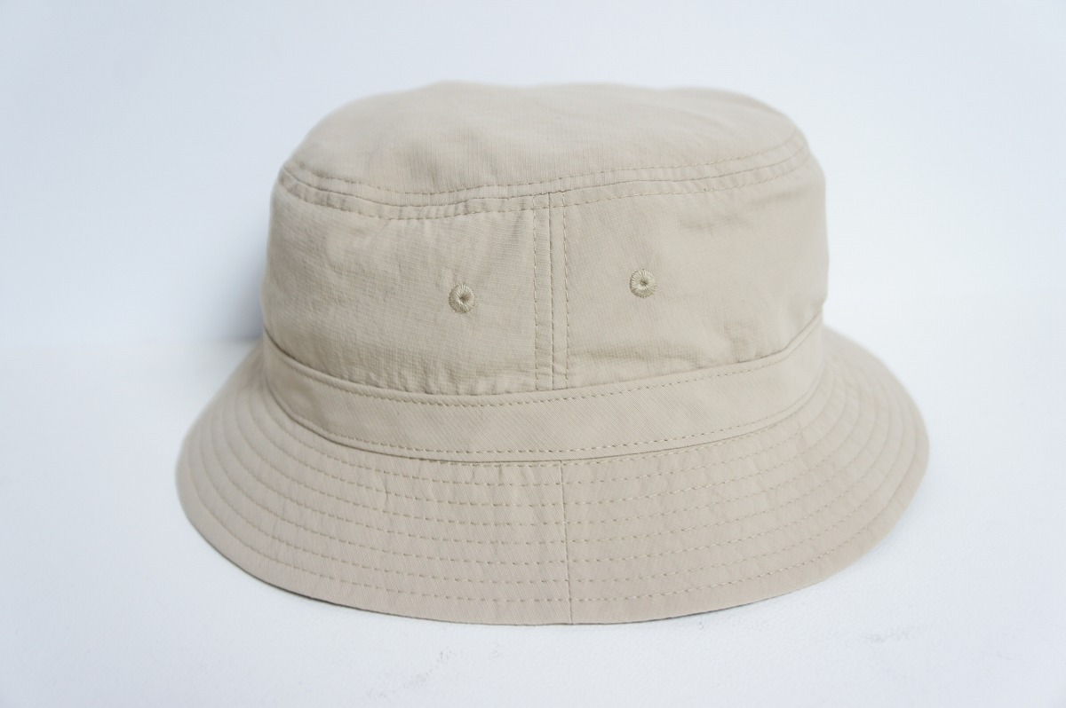 美品 Steven Alan スティーブアラン TAS BUCKET HAT ナイロン バケット ハット 帽子 8138-699-0213 ベージュ222O_画像3