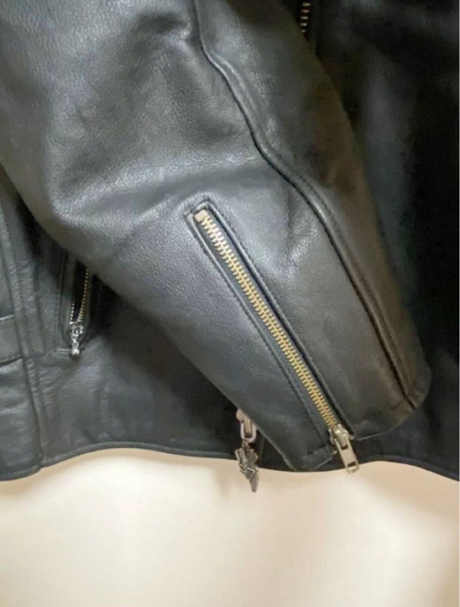 HARLEY DAVIDSON 1999 PREMIUM 革製ライダースジャケット サイズ HARLEY DAVIDSON 1999 PREMIUM 革製ライダースジャケット サイズ