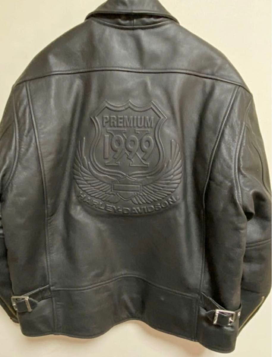 HARLEY DAVIDSON 1999 PREMIUM 革製ライダースジャケット サイズ HARLEY DAVIDSON 1999 PREMIUM 革製ライダースジャケット サイズ