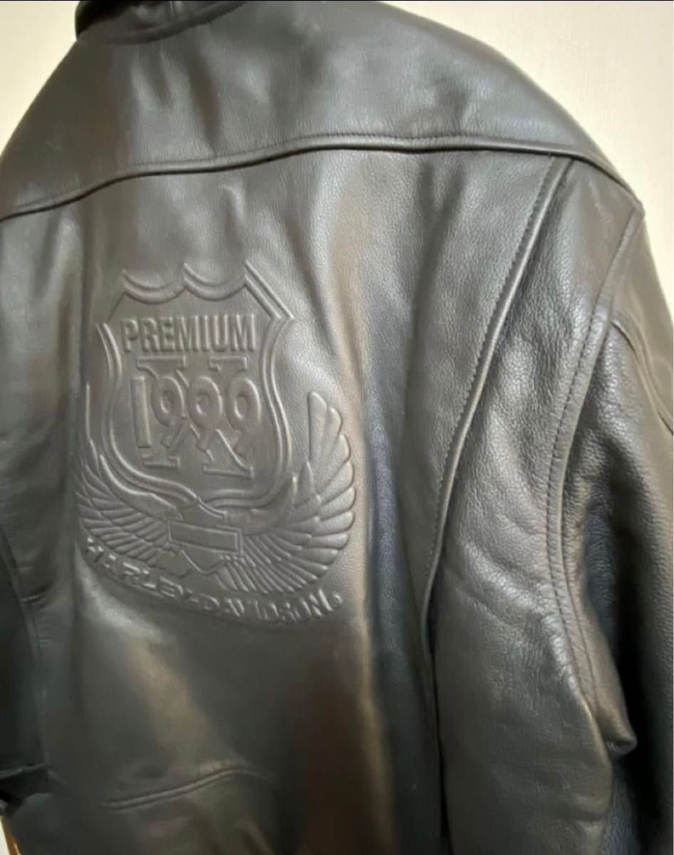 HARLEY DAVIDSON 1999 PREMIUM 革製ライダースジャケット サイズ HARLEY DAVIDSON 1999 PREMIUM 革製ライダースジャケット サイズ