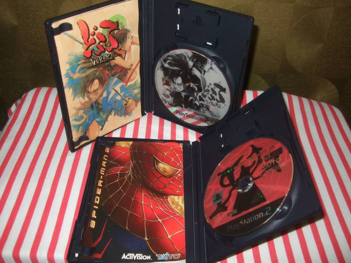 PS2 どろろ DORORO ＋ スパイダーマン 2 SPIDER-MAN 2 セット！ SONY PlayStationの画像2