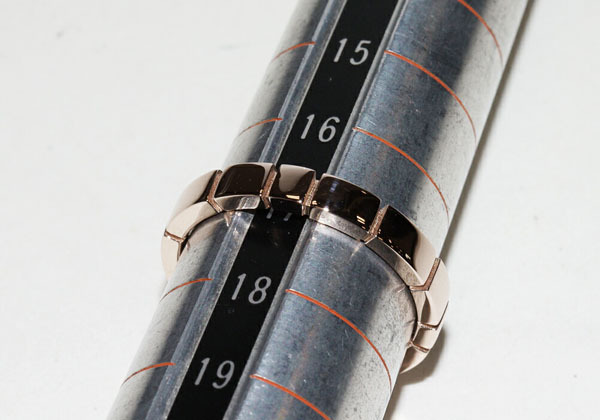タサキ 指輪 K18PG ピアノライン32リング 幅3.2ミリ サクラゴールド RK-4511-18KSG__画像2