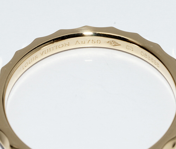  Louis Vuitton ring K18YGa Lien s monogram Efini ring Q9F72Q_